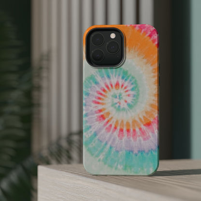 Pastel Tie-Dye MagSafe iPhone Case – Soft Colors & Magnetic Functionality