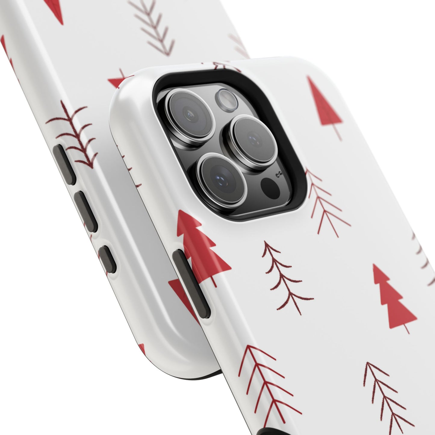 Scandi Red Pine Trees - MagSafe iPhone Series Case