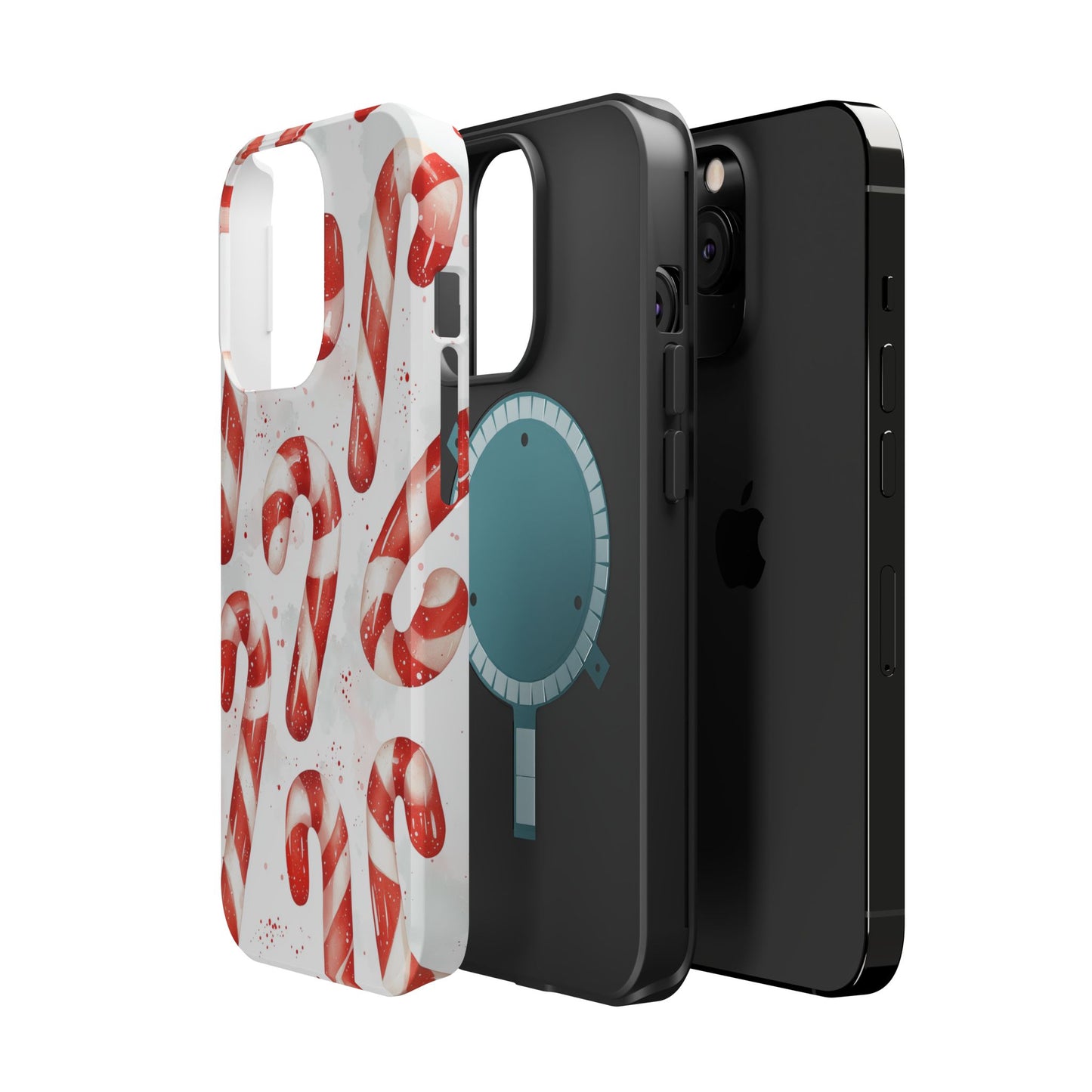 Festive Candy Cane Delight - MagSafe iPhone Series Case