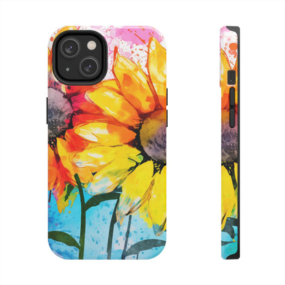 Bold Watercolor Sunflowers - iPhone Series Case