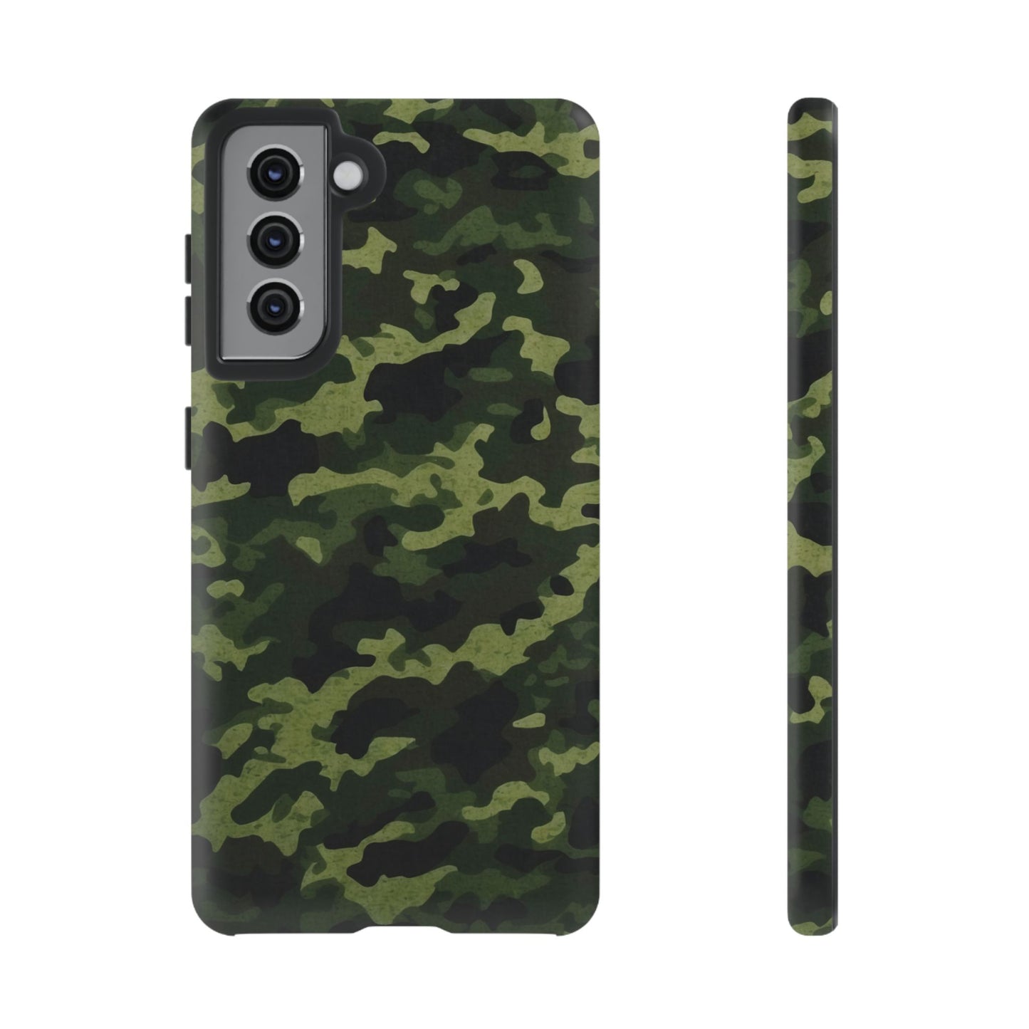 Dark Green Camouflage – Samsung Galaxy Case, Durable and Stylish