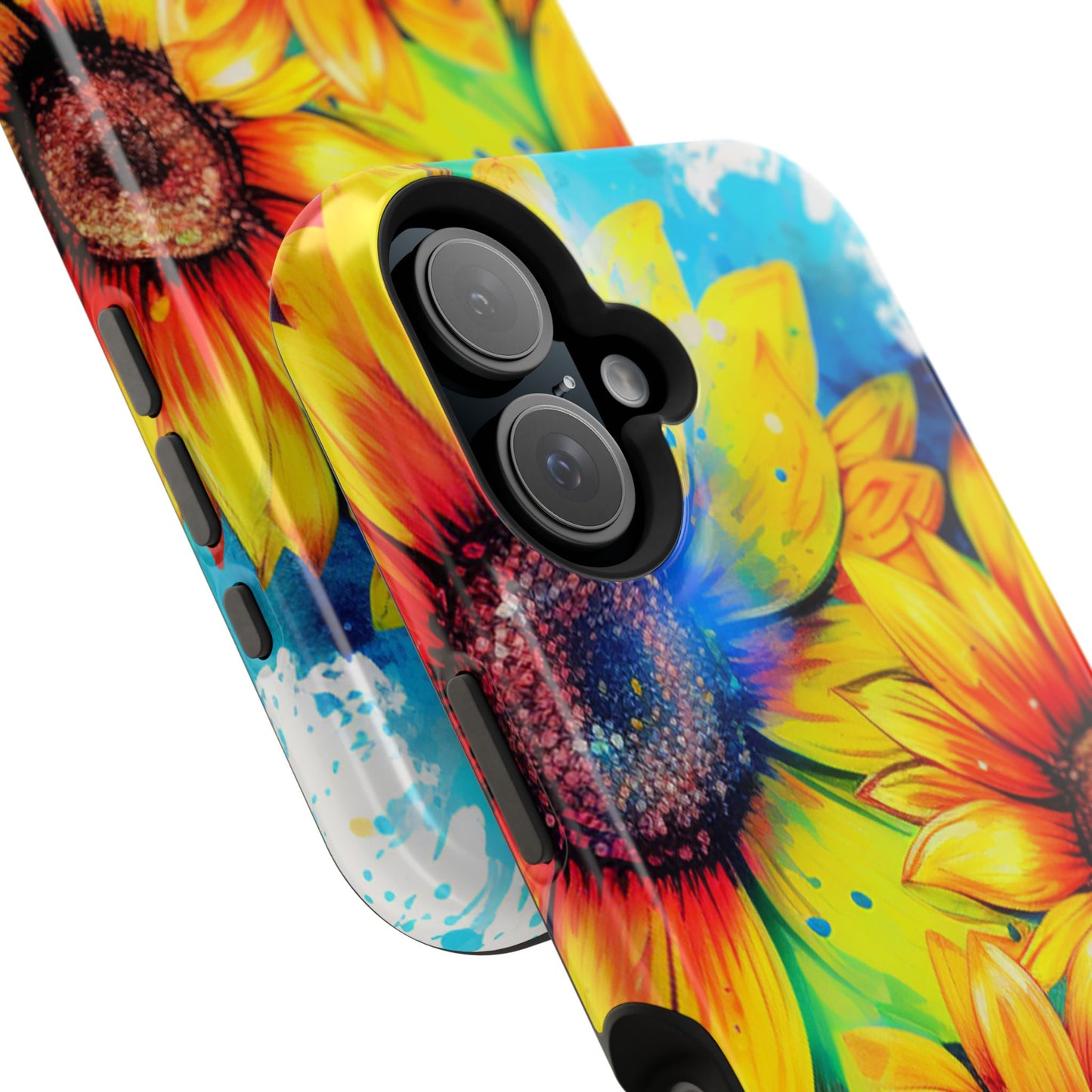 Vibrant Sunflower Splash - MagSafe iPhone Series Case