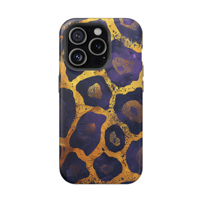 Regal Amethyst Leopard iPhone Case