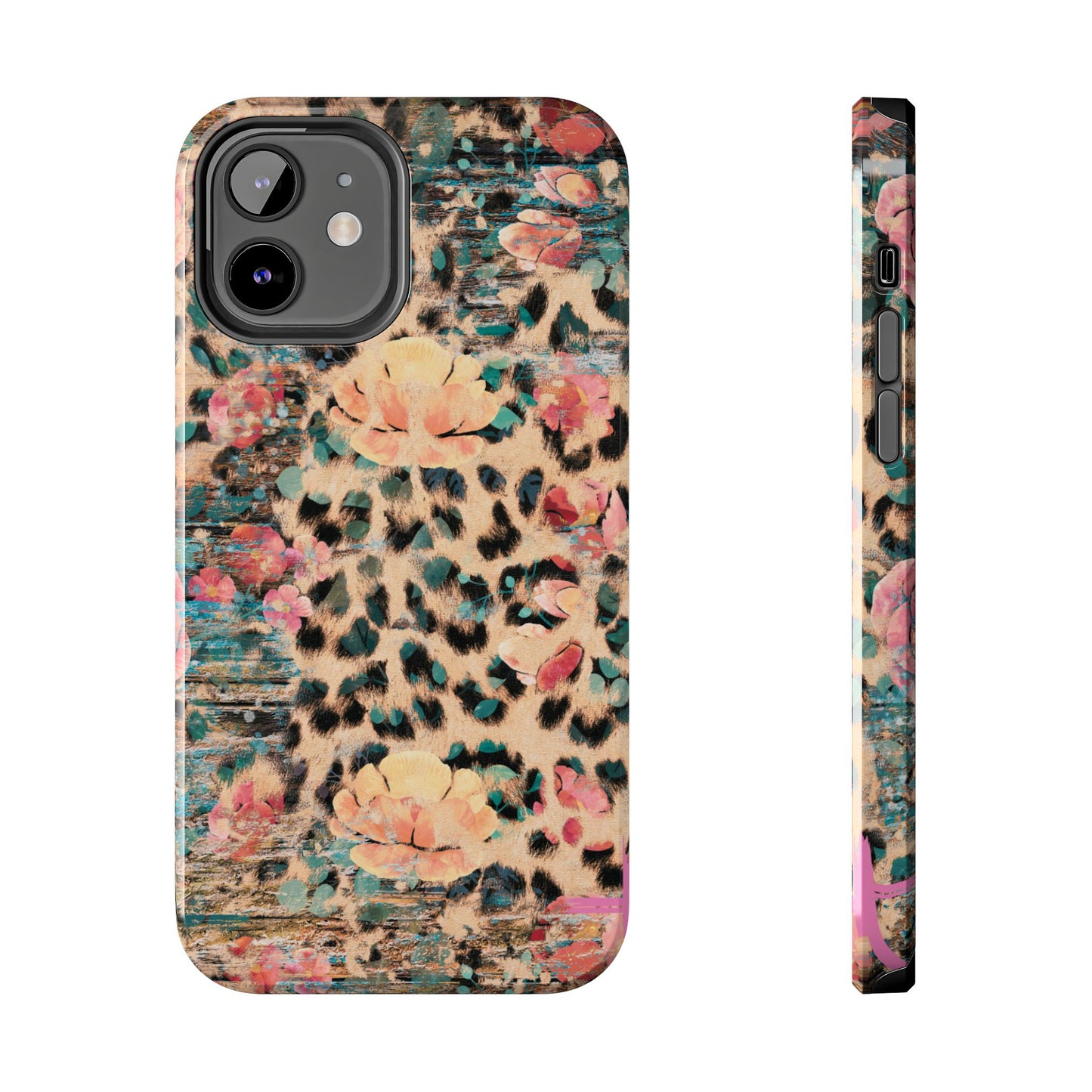 Rustic Floral Leopard - iPhone Series Case