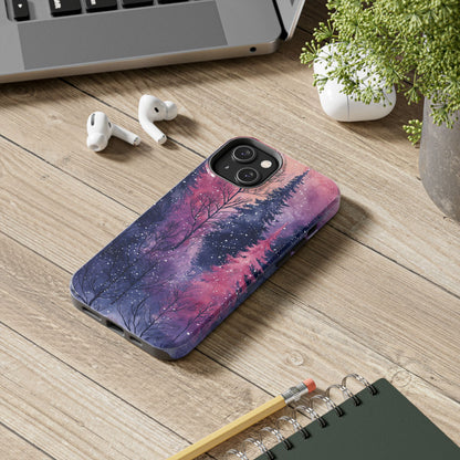 Sunset Snow Forest - iPhone Series Case