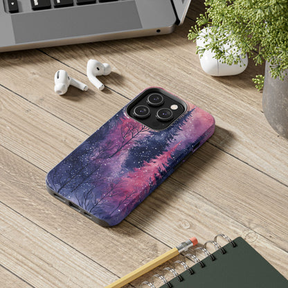 Sunset Snow Forest - iPhone Series Case