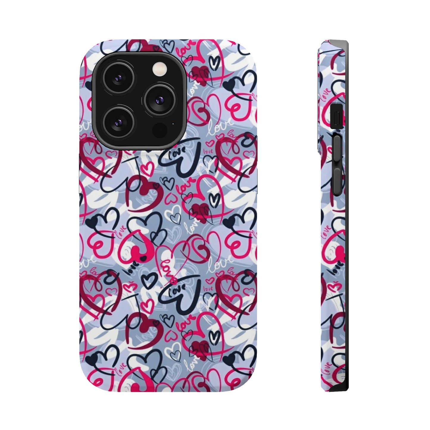 Graffiti Love Hearts MagSafe Case