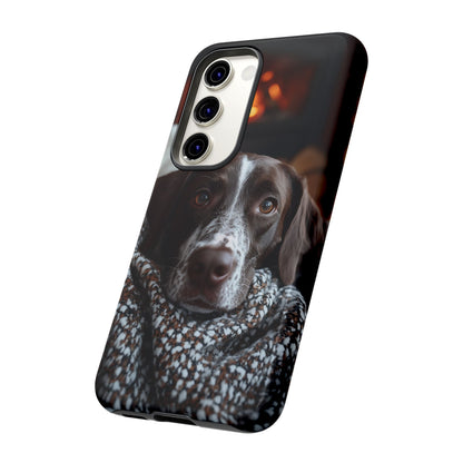 Relaxed German Shorthaired Pointer Samsung Galaxy Case – Rustic Charm Protective Cover