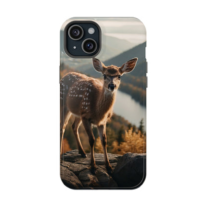 Whimsical Fawn in a Sunlit Forest MagSafe iPhone Case