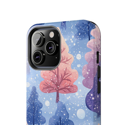 Pink & Purple Winter Wonderland - iPhone Series Case