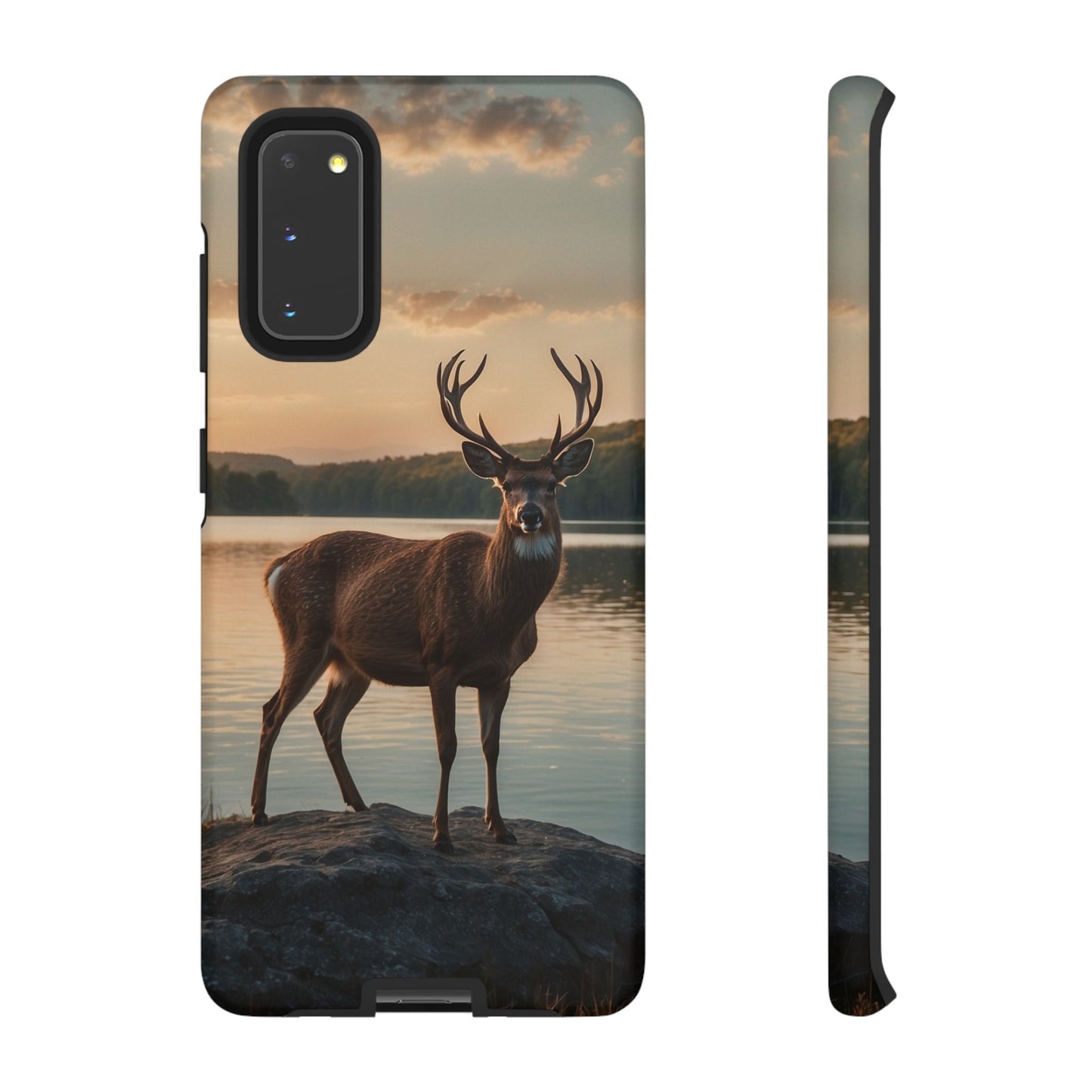 Majestic Stag at Sunset – iPhone Case
