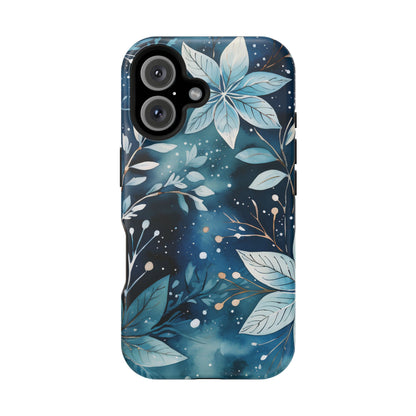 Midnight Frost Botanical – MagSafe iPhone Case