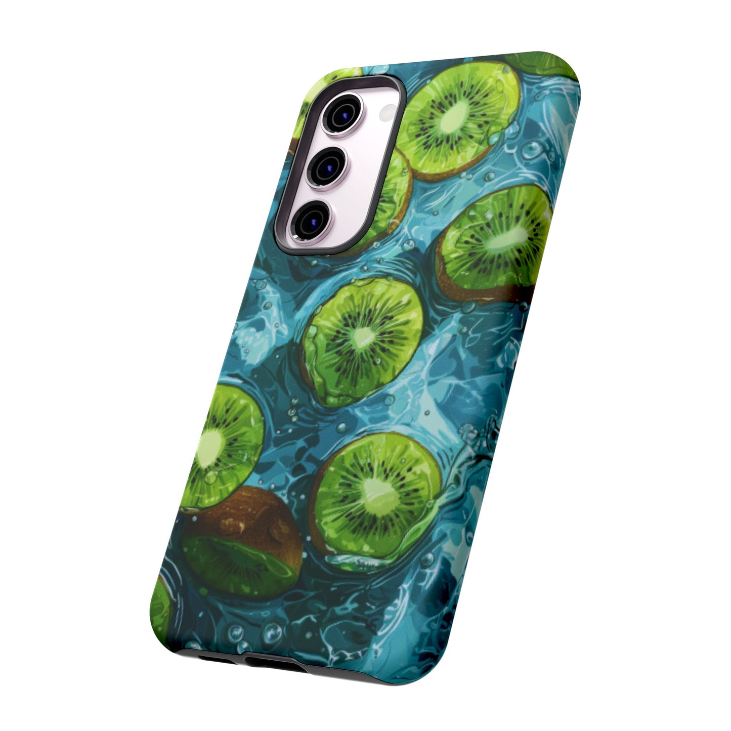 Tropical Kiwi Splash Samsung Galaxy  Case – Tough Dual-Layer, Vibrant Summer Design