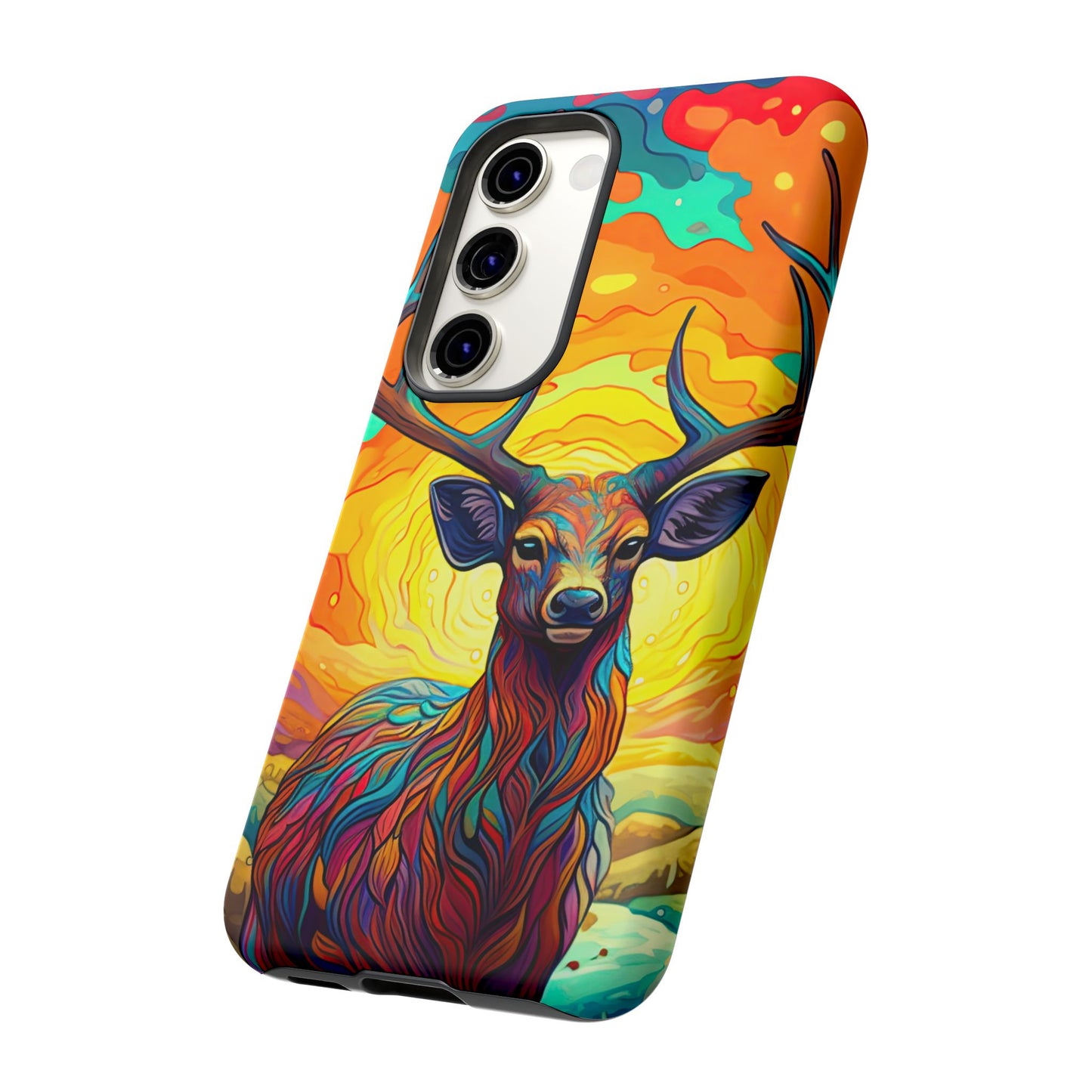 Vibrant Stag in Bloom – Samsung Galaxy Case