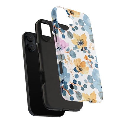 Spring Radiance – iPhone Series Case with Bright Watercolor Flowers