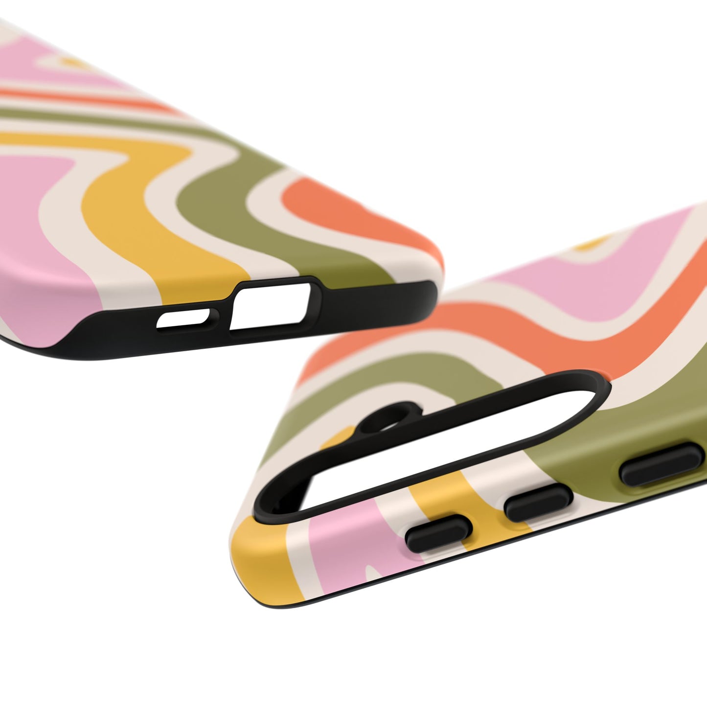 Retro Groove Samsung Galaxy Case – 70s-Inspired Design with Dual-Layer Protection