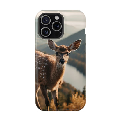 Whimsical Fawn in a Sunlit Forest MagSafe iPhone Case