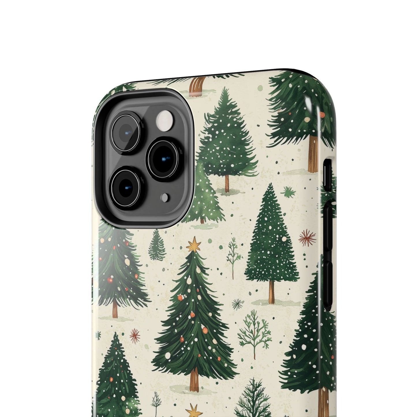 Festive Christmas Tree Forest Pattern – iPhone Series Case