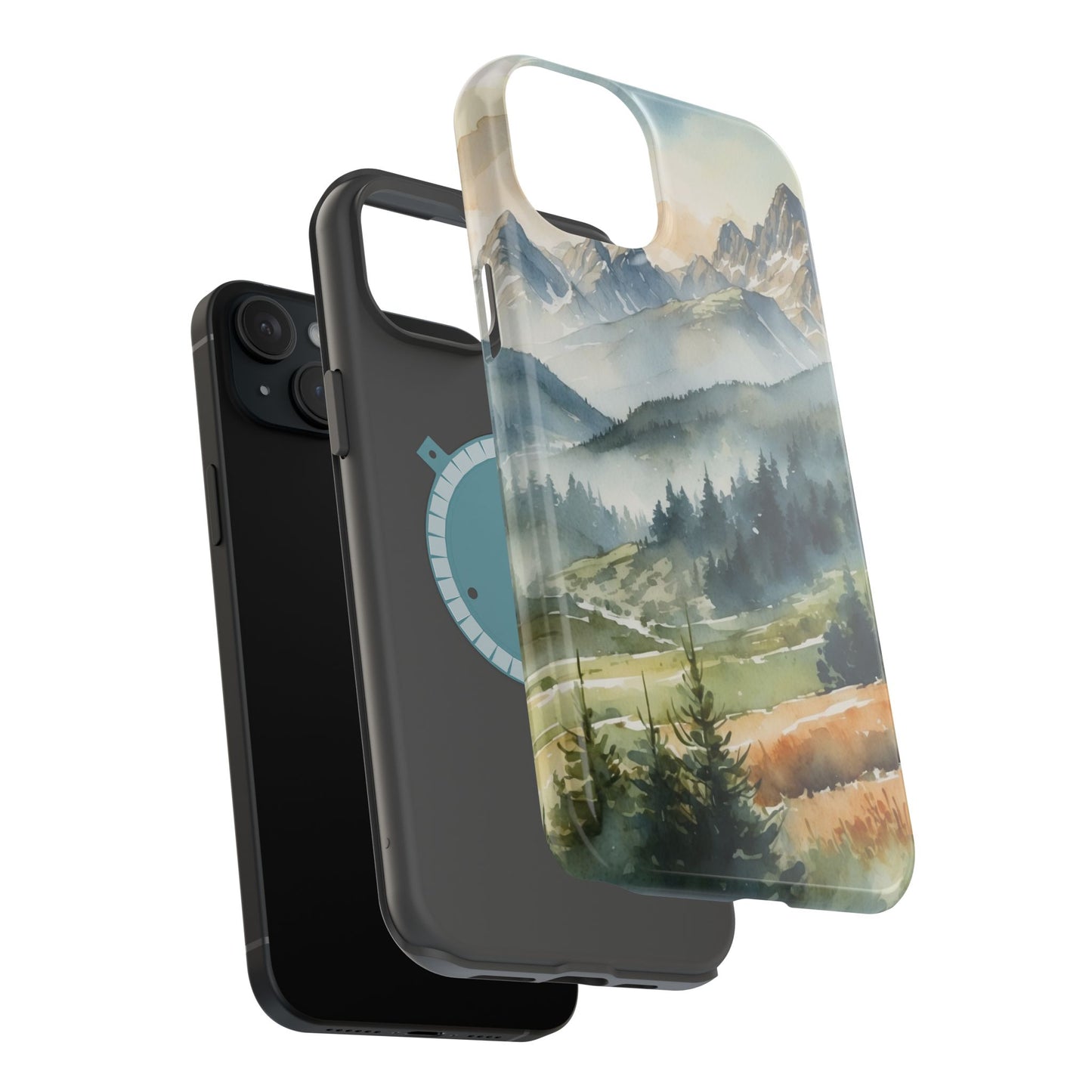 Serene Alpine Forest - MagSafe iPhone Case