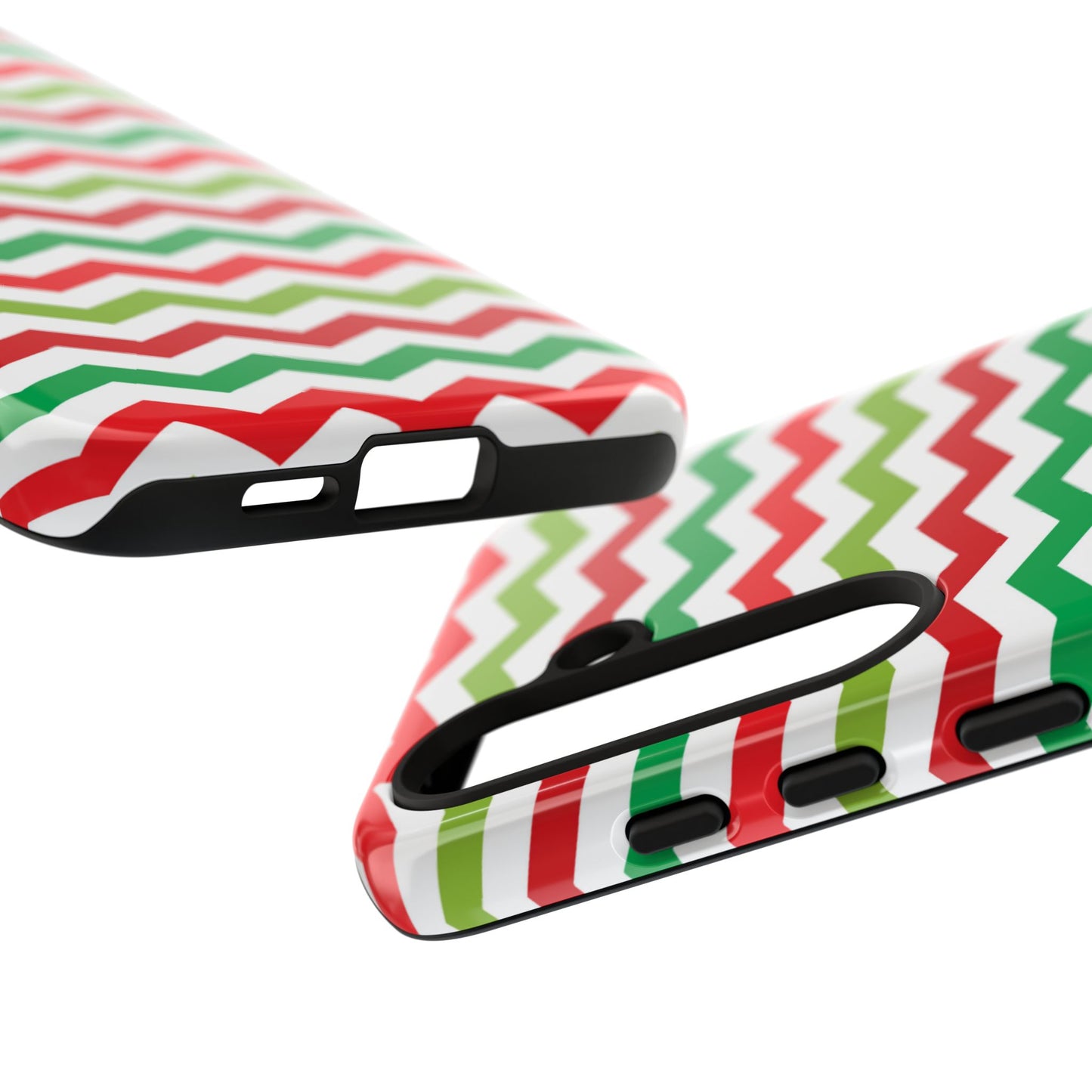 Vibrant Fiesta Chevron – Yellow Green, Green & Red Geometric Case