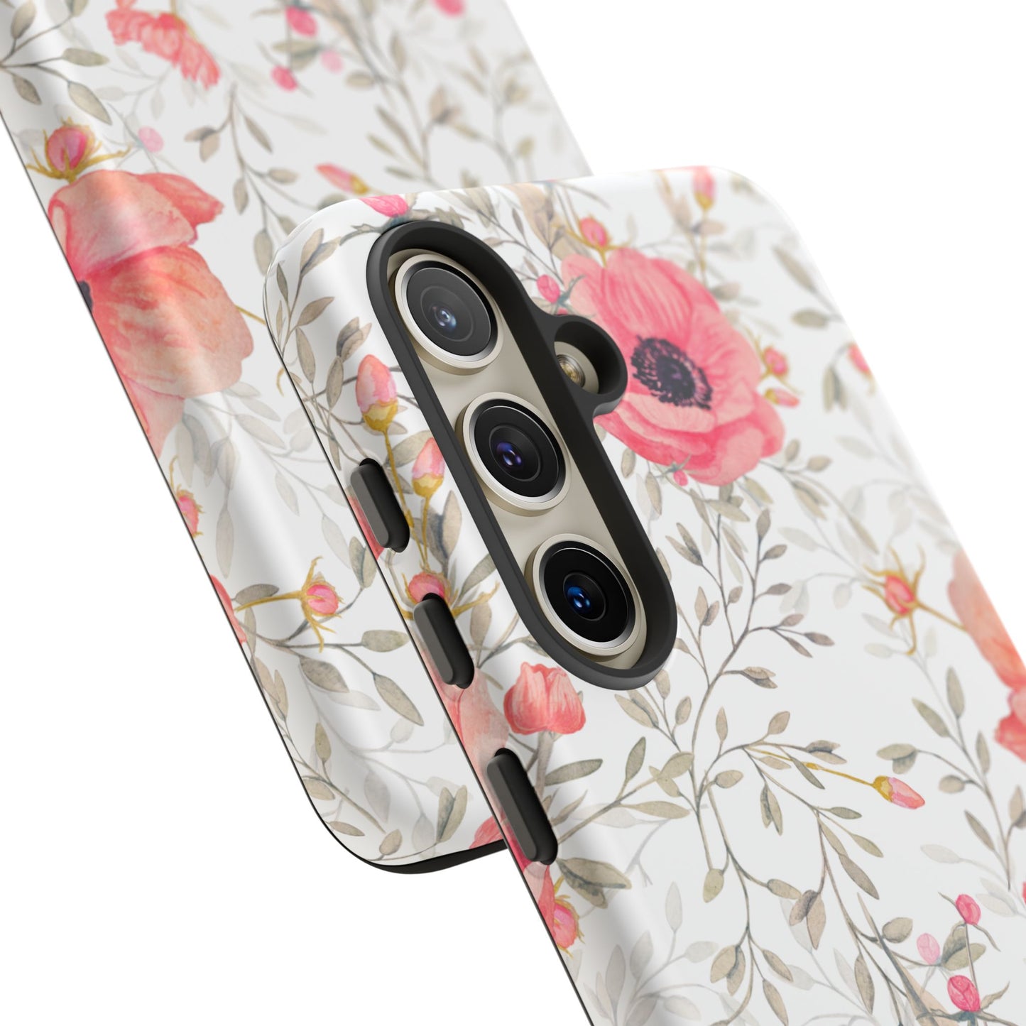 Pink Floral Watercolor Samsung Galaxy Case – Elegant Blossom Design