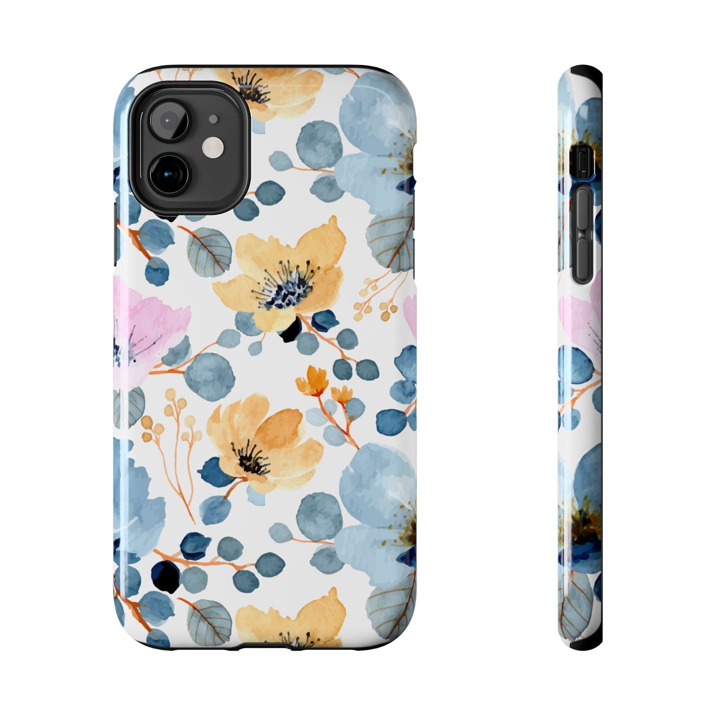 Spring Radiance – iPhone Series Case with Bright Watercolor Flowers