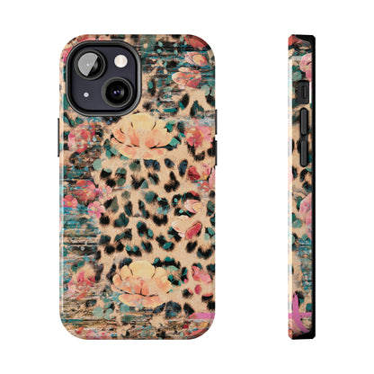 Rustic Floral Leopard - iPhone Series Case