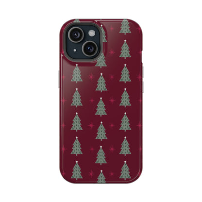 Retro Christmas Tree Pattern – MagSafe iPhone Series Case