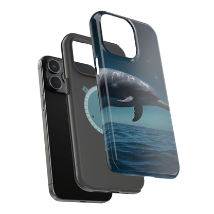 Midnight Ocean Dolphin - MagSafe-Compatible Case