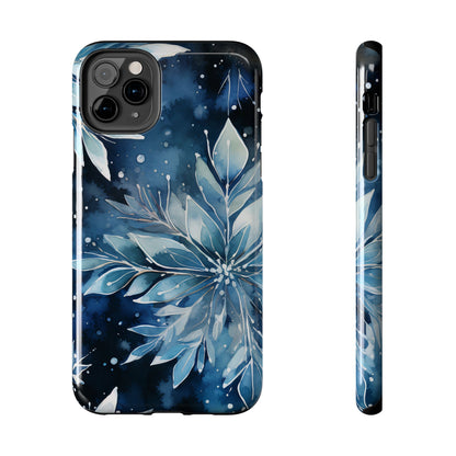 Winter’s Embrace – Blue Snowflake Samsung Galaxy Case