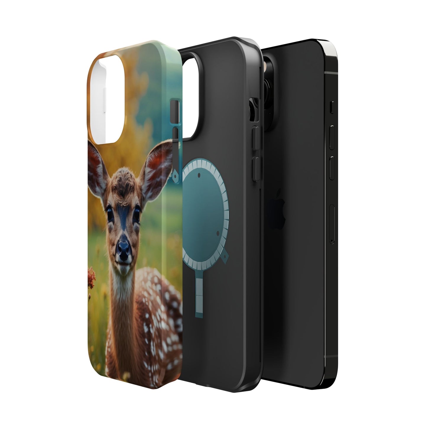 MagSafe-Compatible iPhone Case – Golden Meadow Fawn