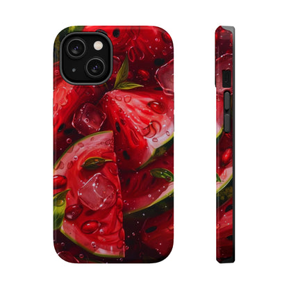 Juicy Watermelon MagSafe iPhone Case – Refreshing Summer Vibes, Dual-Layer Protection