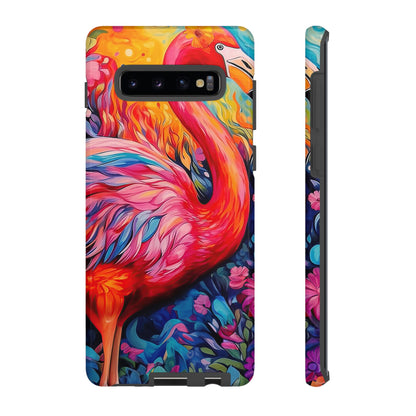 Flamingo Fiesta – Vibrant Flamingo Samsung Galaxy Phone Case