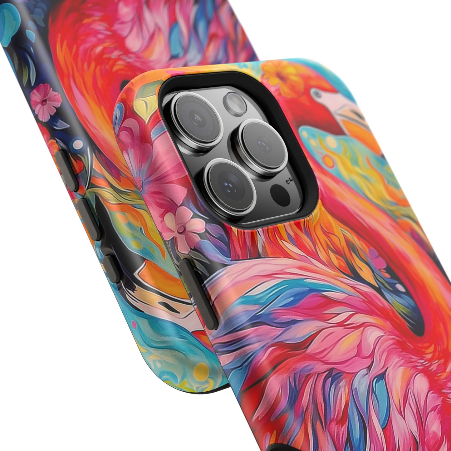 Flamingo Fiesta – Vibrant Flamingo MagSafe iPhone Cases