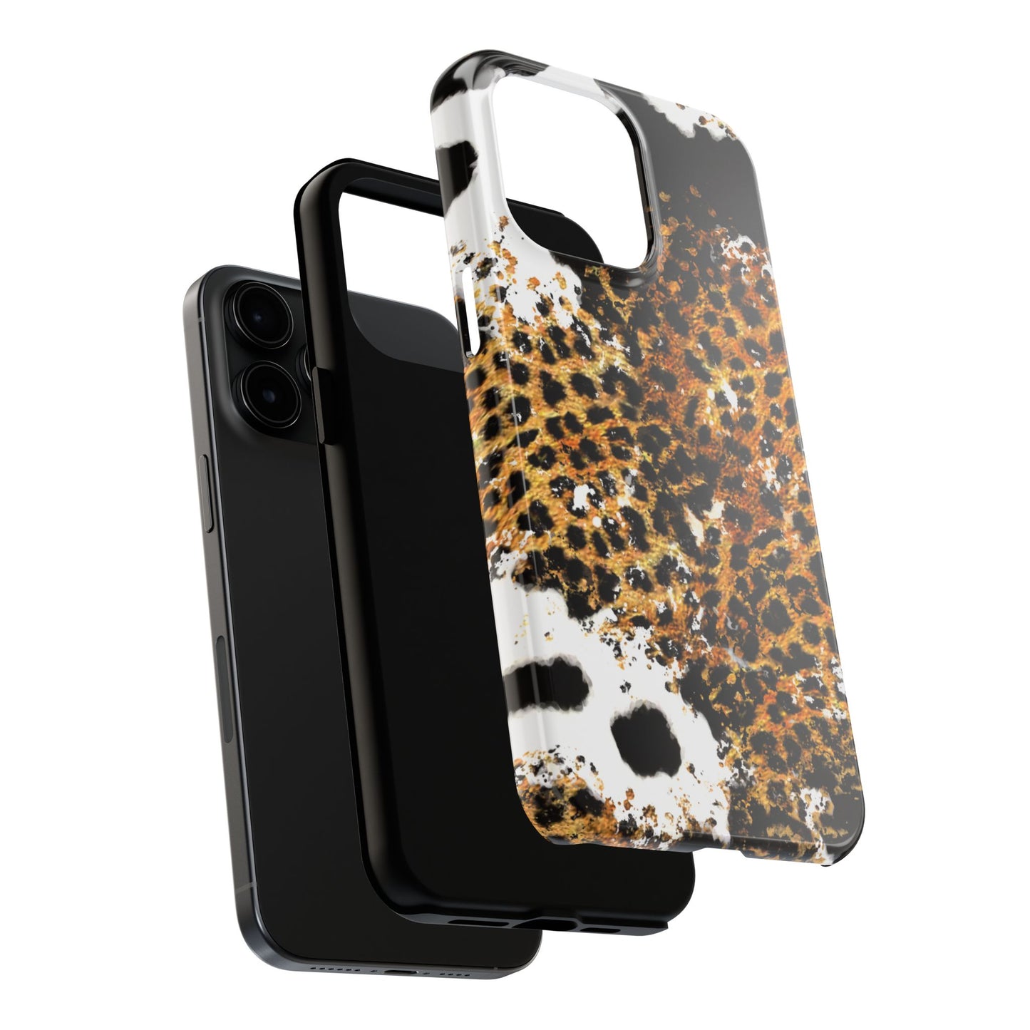 Bold Leopard Ink Splash - iPhone Series Case