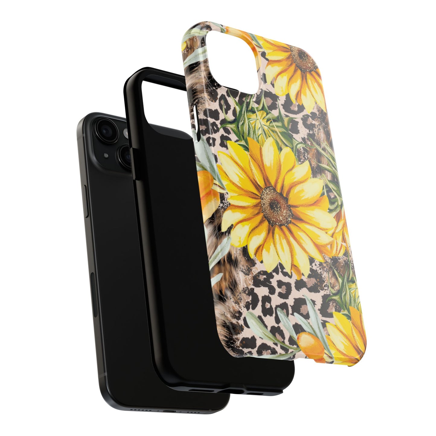 Leopard Sunflower Chic - iPhone Series Case