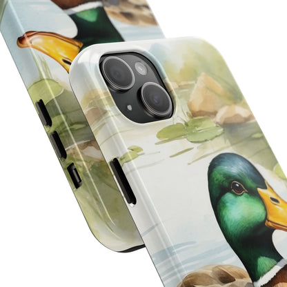 Serene Duck Reflection - iPhone Case