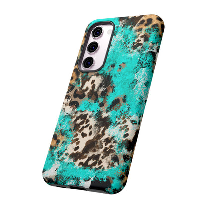 Aqua Splash Leopard - Samsung Galaxy Series Case