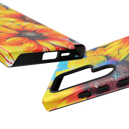 Vibrant Sunflower Splash - Samsung Galaxy Series Case