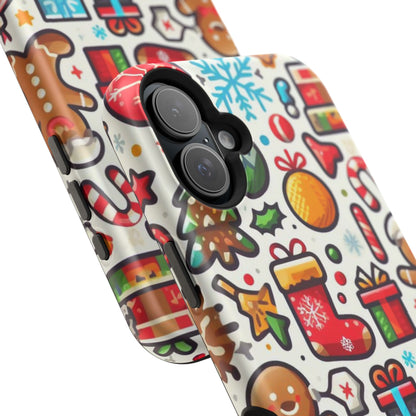 Festive Christmas Icons Pattern – MagSafe iPhone Series Case