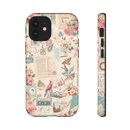 Vintage Collage iPhone Case - Retro Nostalgic Protective Cover