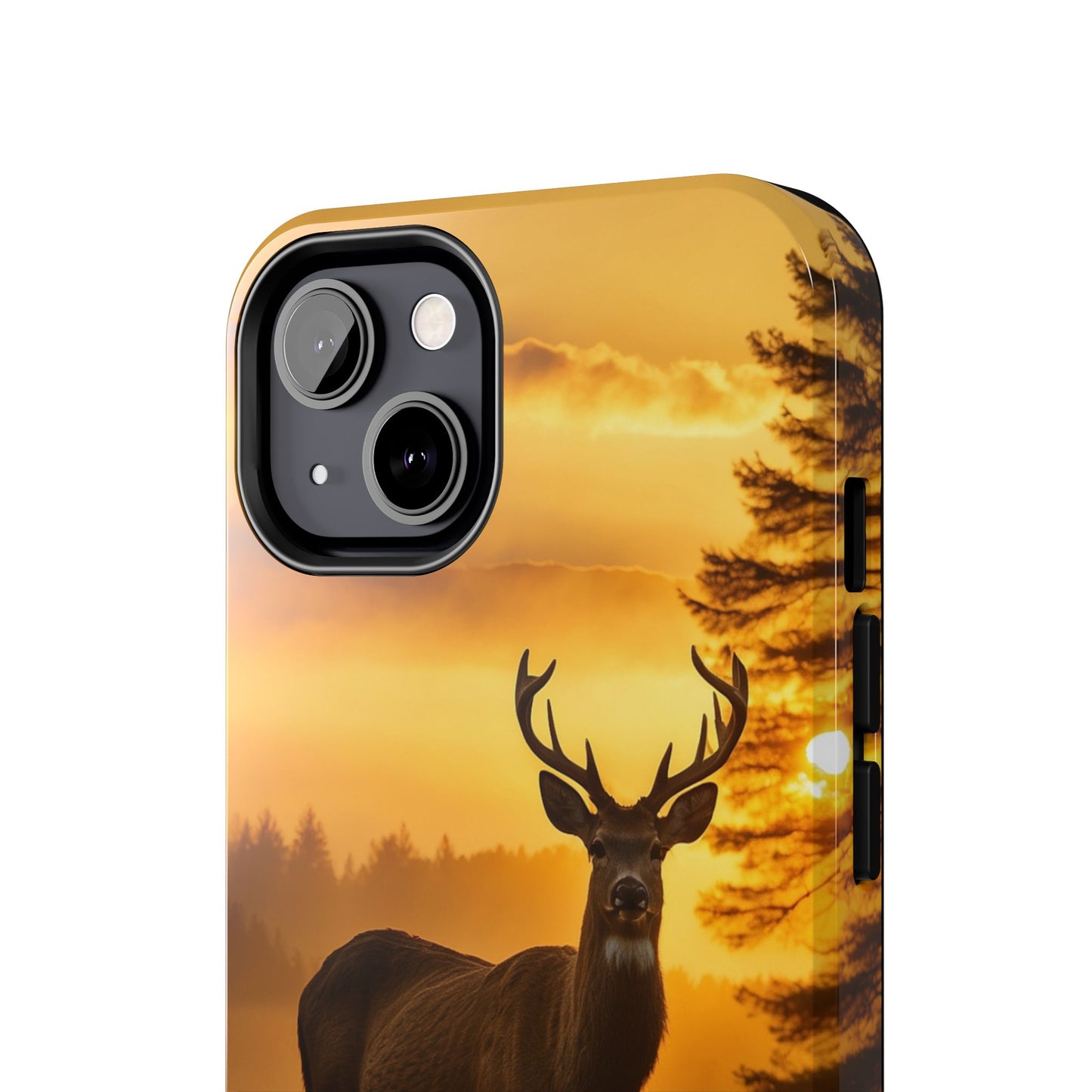 Sunset Majesty: Regal Stag – iPhone Case