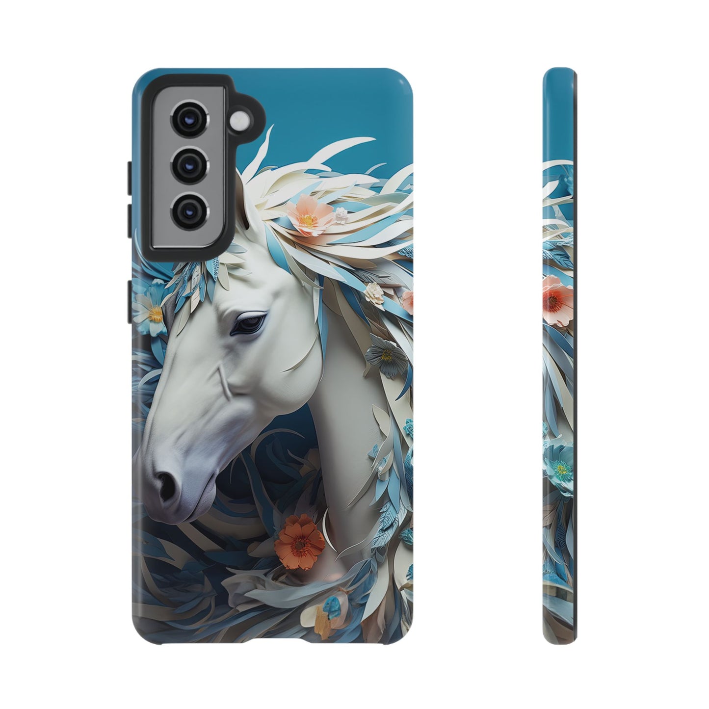 Floral Horse Samsung Galaxy Case