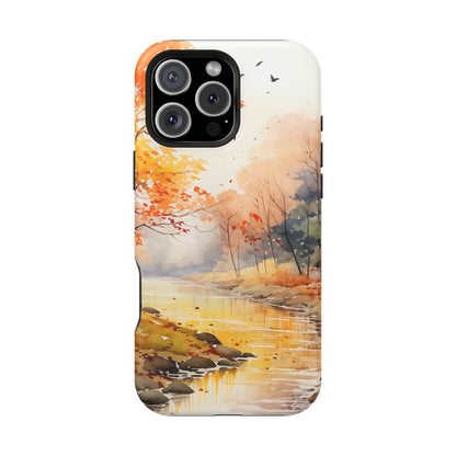 Autumn River Serenity – MagSafe iPhone Case