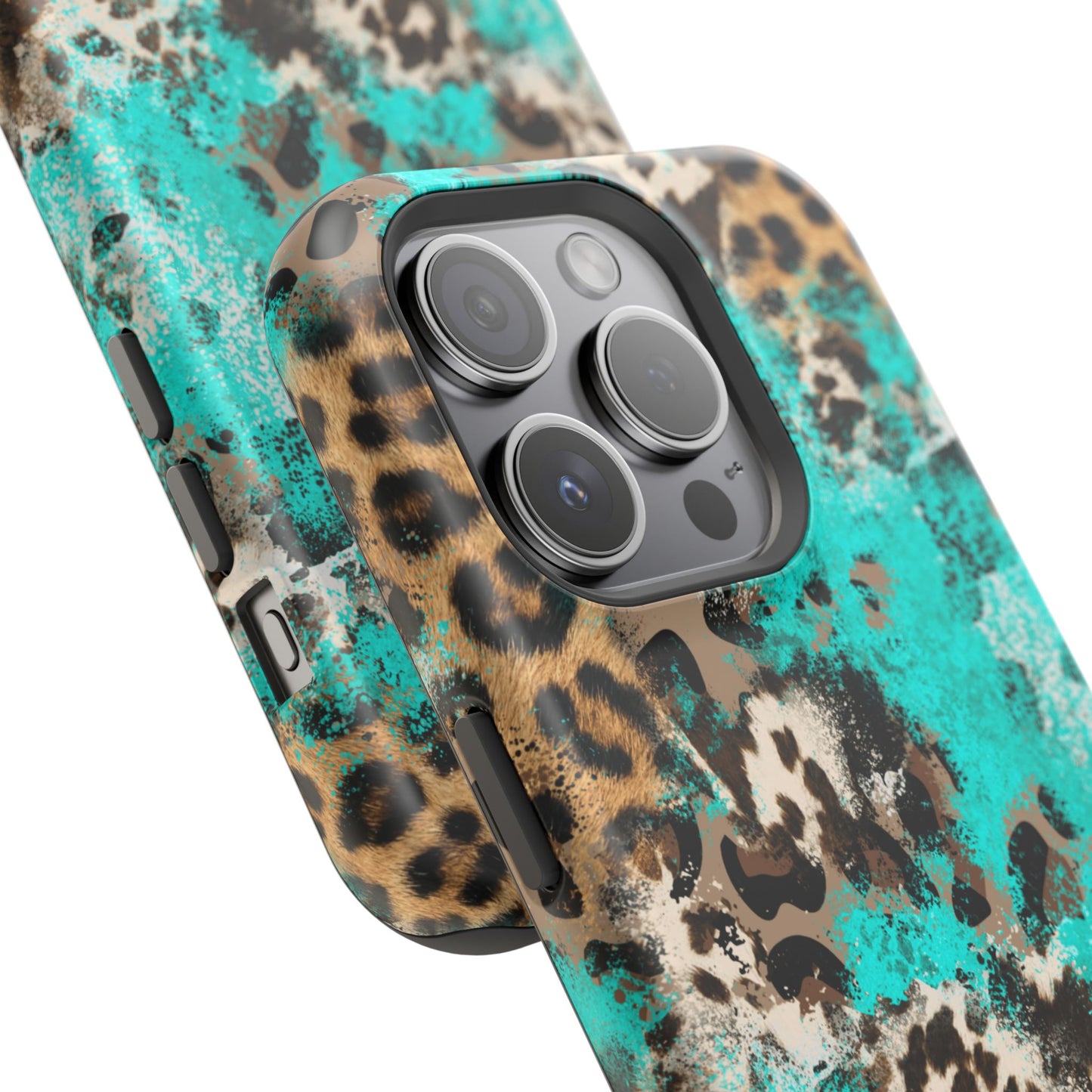 Aqua Splash Leopard - MagSafe iPhone Series Case