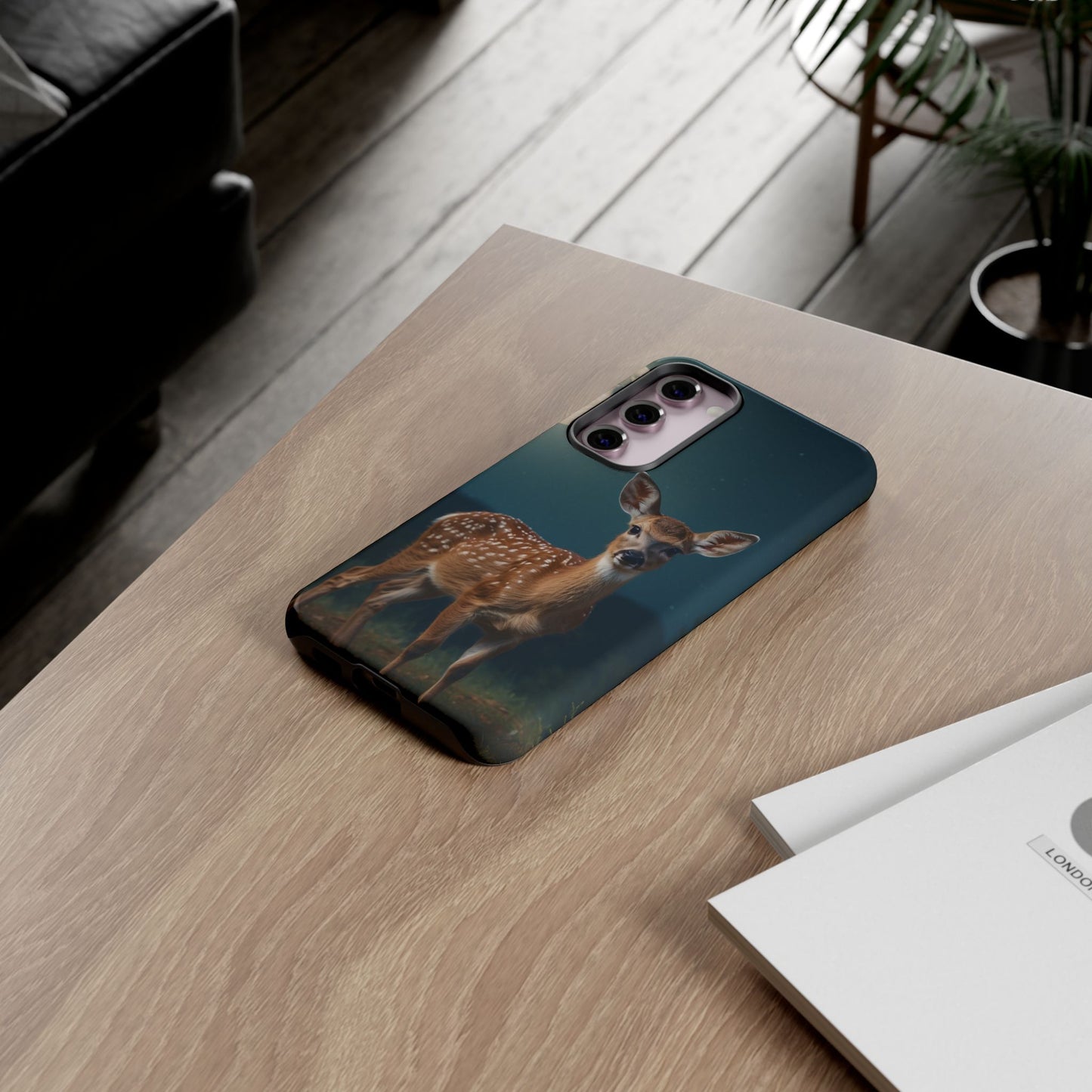 Samsung Galaxy Case – Mystic Fawn Under the Moonlit Sky