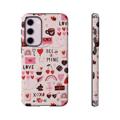 Samsung Galaxy Case: Bee Mine Love Doodles