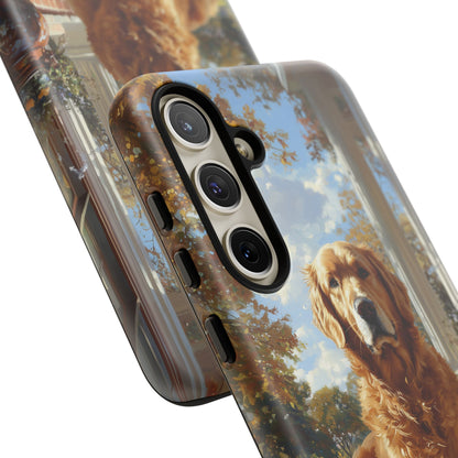 Golden Retriever Autumn Serenity - Samsung Galaxy Series Case