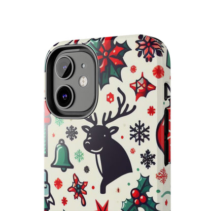 Cartoon Christmas Cheer – iPhone Case