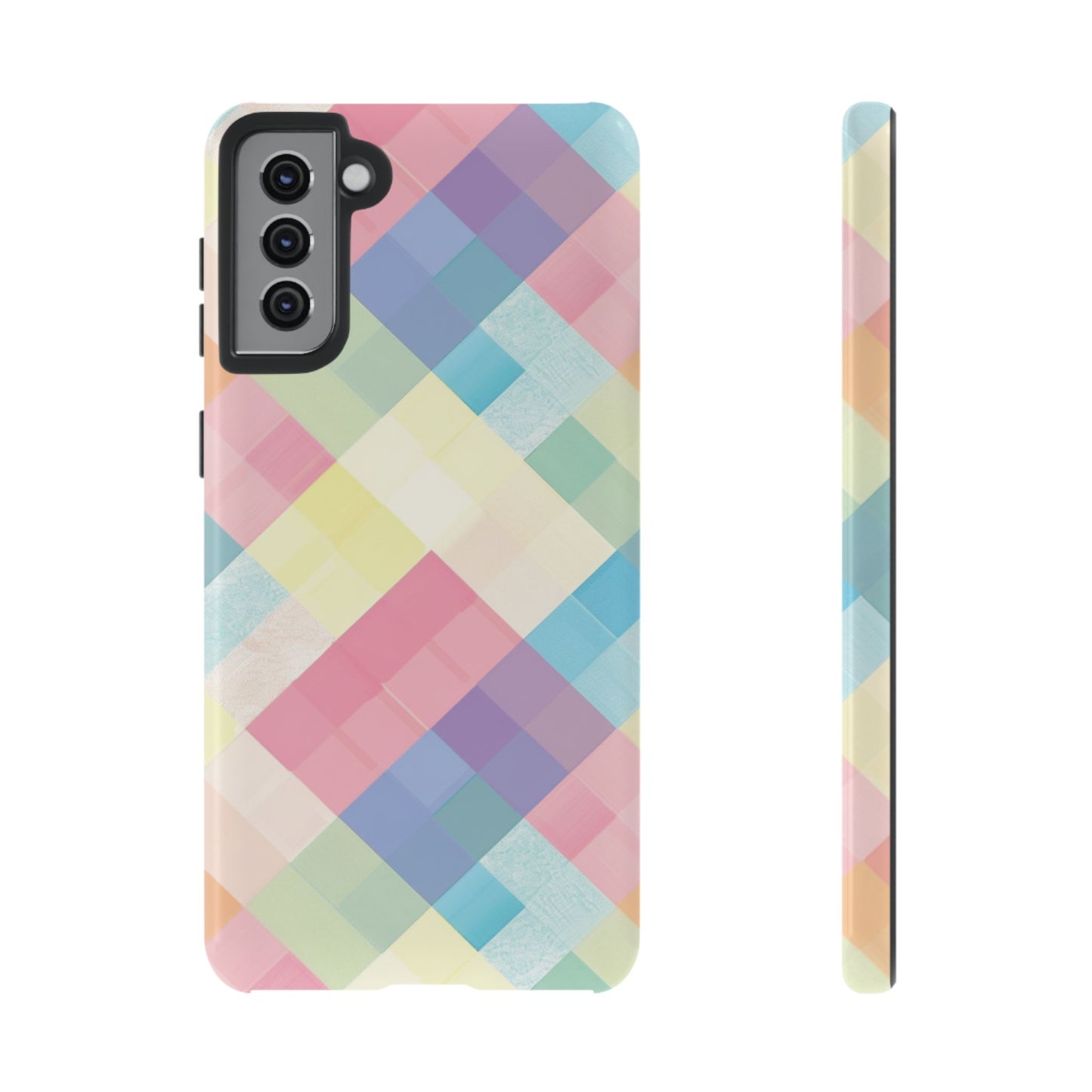 Spring Sonata Pastel Plaid Case